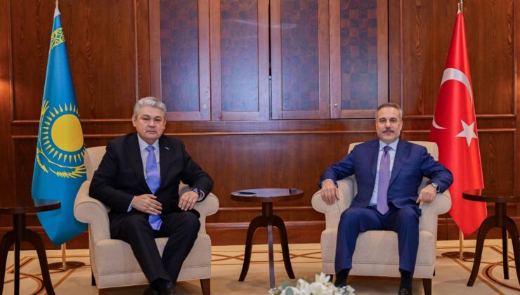 Dışişleri Bakanı Hakan Fidan, Kazak Mevkidaşı Koşerbayev ile Ankara’da Bir Araya Geldi