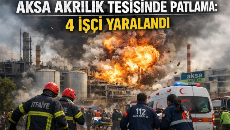 Yalova’da Sanayi Tesisinde Patlama: 4 İşçi Yaralandı