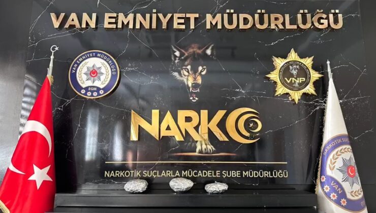 Van’da 4 kilo 700 gram metamfetamin ele geçirildi