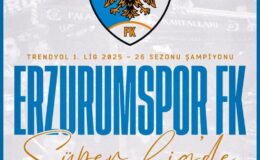 Cumhurbaşkanı Erdoğan’dan Erzurumspor’a Tebrik Mesajı