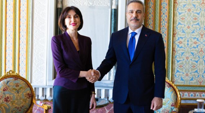 Dışişleri Bakanı Hakan Fidan Gürcistan Başbakan Yardımcısı Ve Dışişleri Bakanı Maka Botchorishvili İle Görüştü