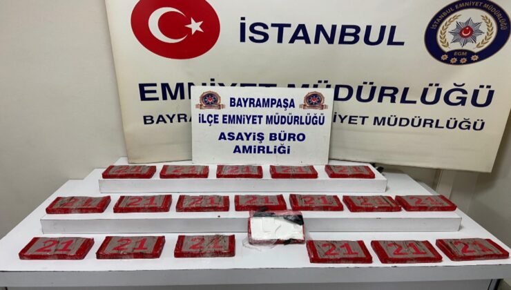 Bayrampaşa’da Otomobile Düzenlenen Operasyonda 20 Kilo 520 Gram Kokain Ele Geçirildi