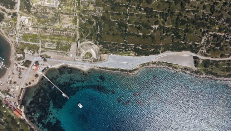 Knidos Ören Yeri’nde Çevre Düzenleme Çalışmaları Tamamlandı